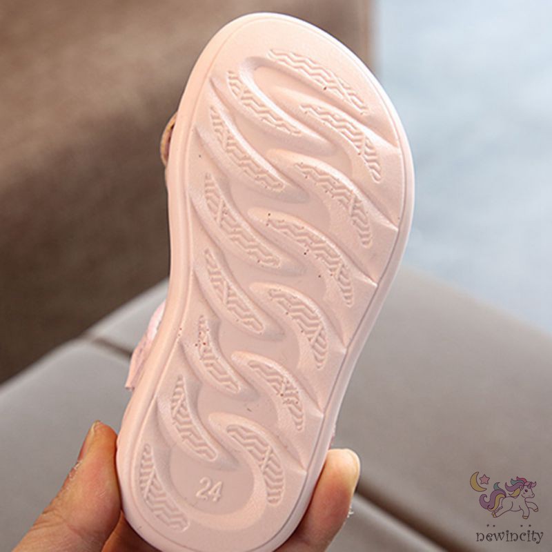 Giày Sandal Đính Nơ Phong Cách Hàn Quốc Cho Bé Gái