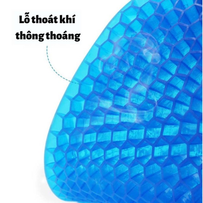 ĐỆM SILICON LÓT GHẾ NGỒI 2 LỚP 3D SIÊU THOÁNG KHÍ CHỐNG MỎI CHO NGƯỜI NGỒI LÂU - ĐỆM HỖ TRỢ FLEX LÓT GHẾ XE HƠI