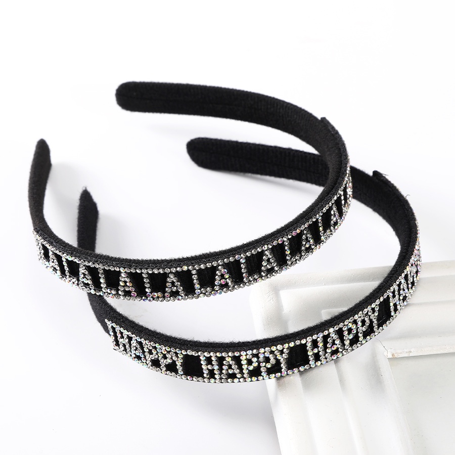 Băng đô đính đá pha lê chống trượt phong cách Hàn Quốc thời trang cho nữ