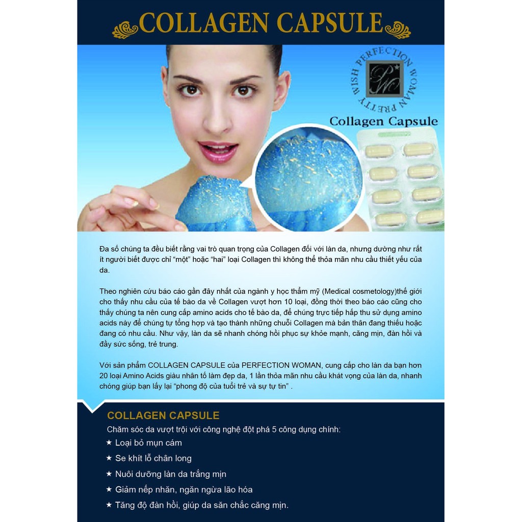 Viên lột mụn cám collagen capsule - 4712352990507 | Thế Giới Skin Care