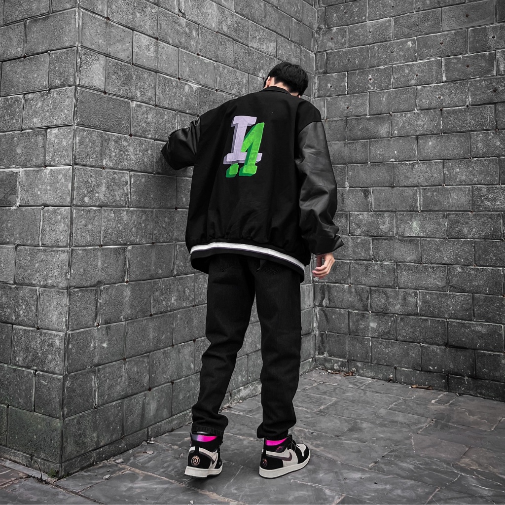 Quần Jeans Baggy Suông Đen Nam XESINU