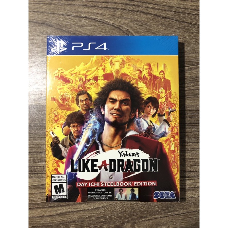 [Limited][Steelbook] Phiên bản giới hạn game PS4 Yakuza: Like a Dragon kèm hộp thiếc Steelbook