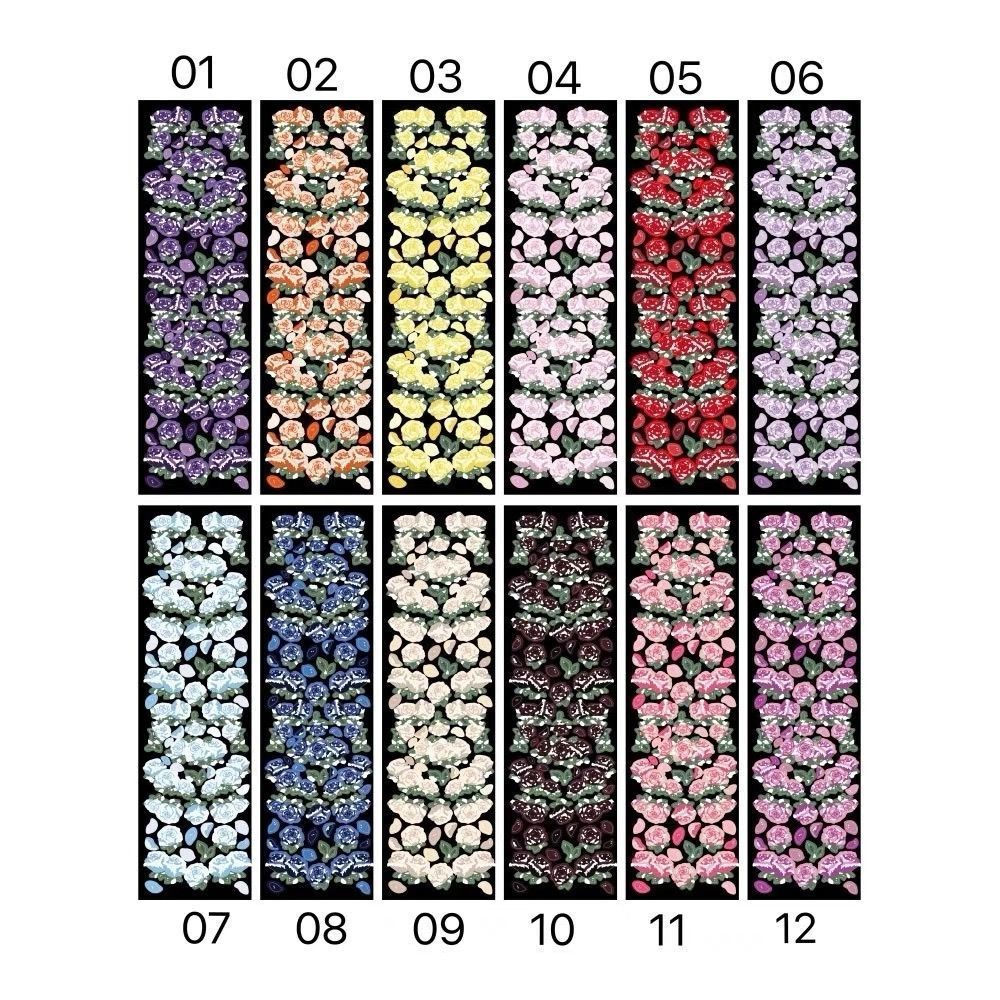 Thẻ hình dán laser hình Rose trang trí tự làm