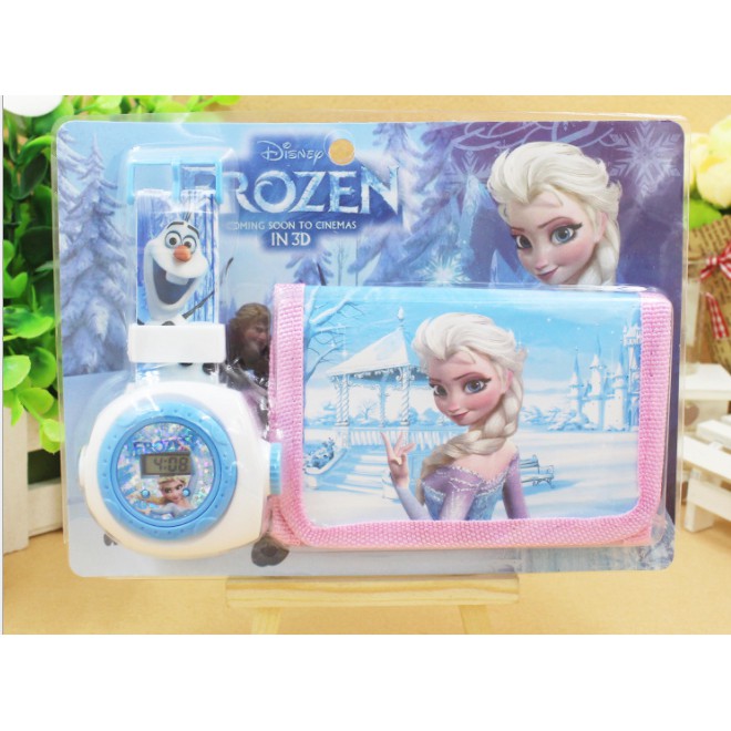 Set Đồng Hồ Prozen  Elsa cho Bé Gái Thời Trang | BigBuy360 - bigbuy360.vn