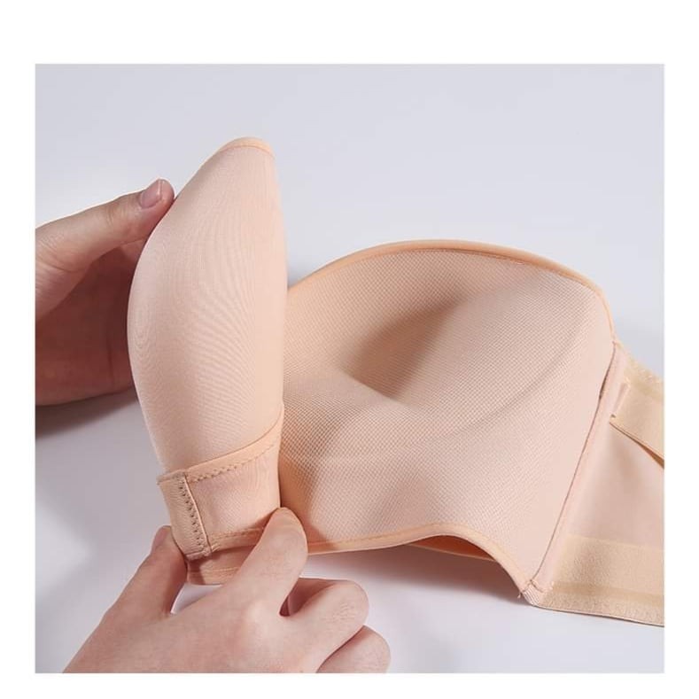 Áo Ngực Không Dây-Áo cúp ngực chống tụt không gọng siêu đẩy tạo khe cao cấp Hàng Loại đẹp | BigBuy360 - bigbuy360.vn