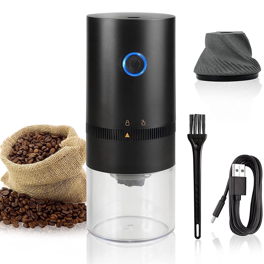 【DREAMLIFE】USB Electric Portable Coffee Grinder Coffee Bean Grinder ABSStainless Steel cANpqnDm YKdwxOI