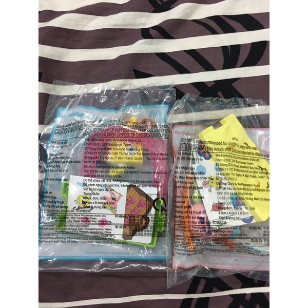 Mô hình đồ chơi SpongeBob - Mc donald