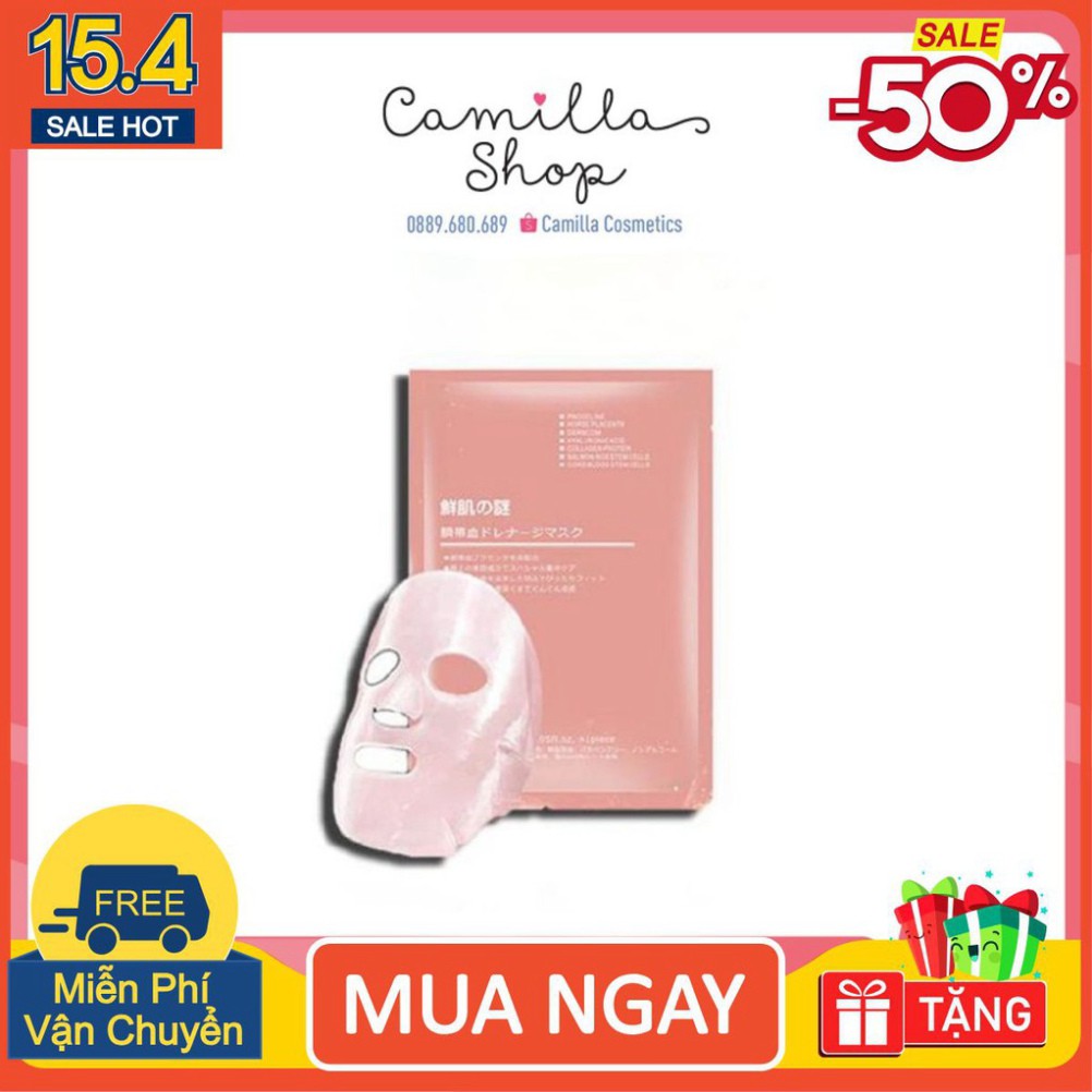 [G01] 💚FREE SHIP💚Mặt nạ nhau thai tế bào gốc Rwine Beauty Steam Cell Placenta Mask S002