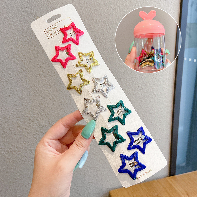 Kẹp Tóc Hình Ngôi Sao Xinh Xắn Cho Bé Gái