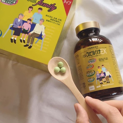 Tảo vàng EX 2000 viên mẫu mới Date 2025