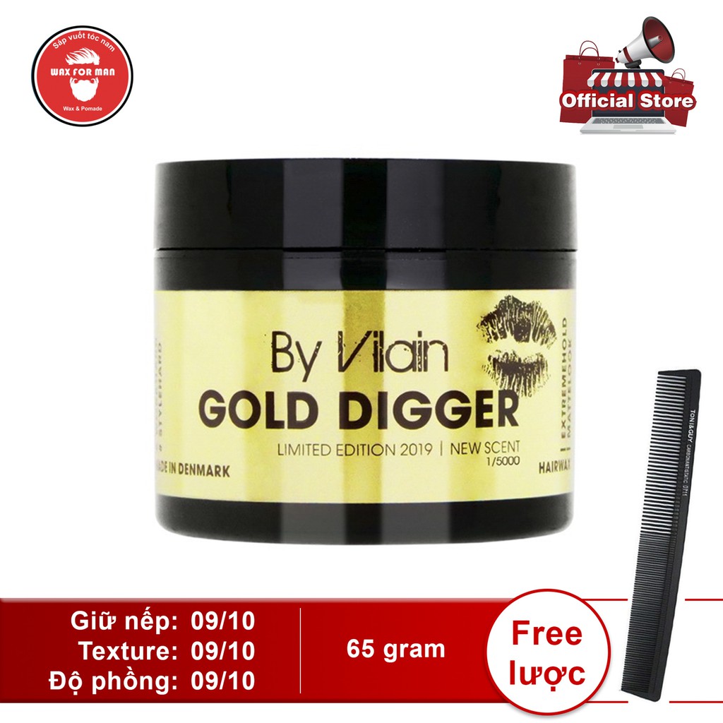 Sáp vuốt tóc By Vilain Gold Digger Limited Edition