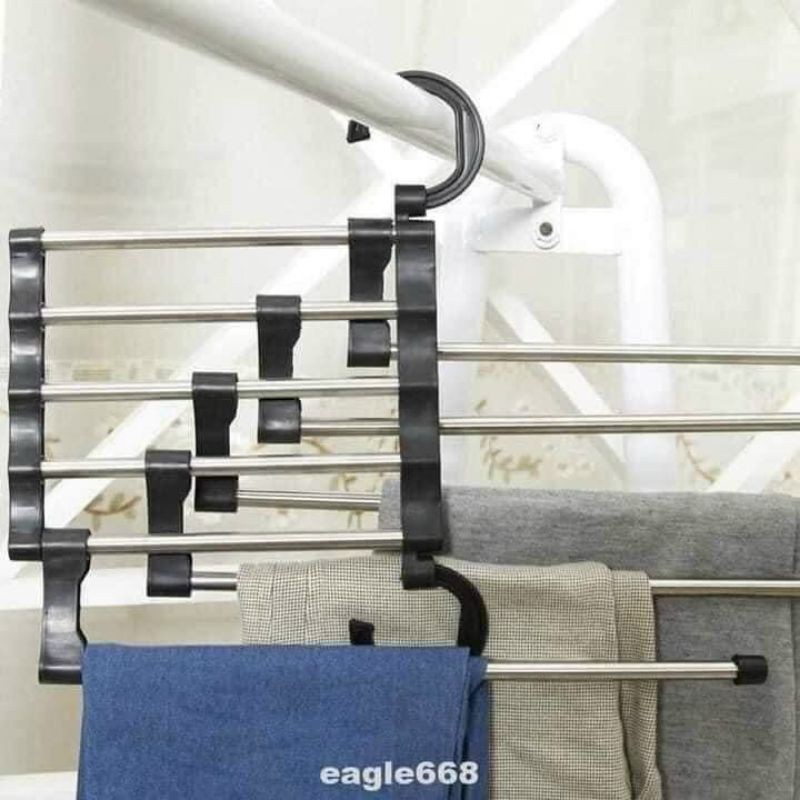 Móc quần áo đa năng gấp gọn,