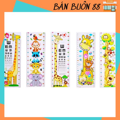 Decan Dán Tường Thước Đo Chiều Cao Cho Bé, Decal Tranh Đo Chiều Cao 1183