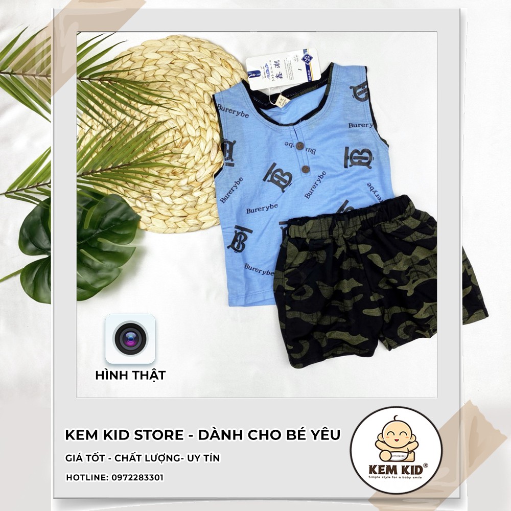 Bộ quần áo cho bé, hàng Quảng Châu siêu mát, mềm mịn thấm hút mồ hôi cho bé yêu