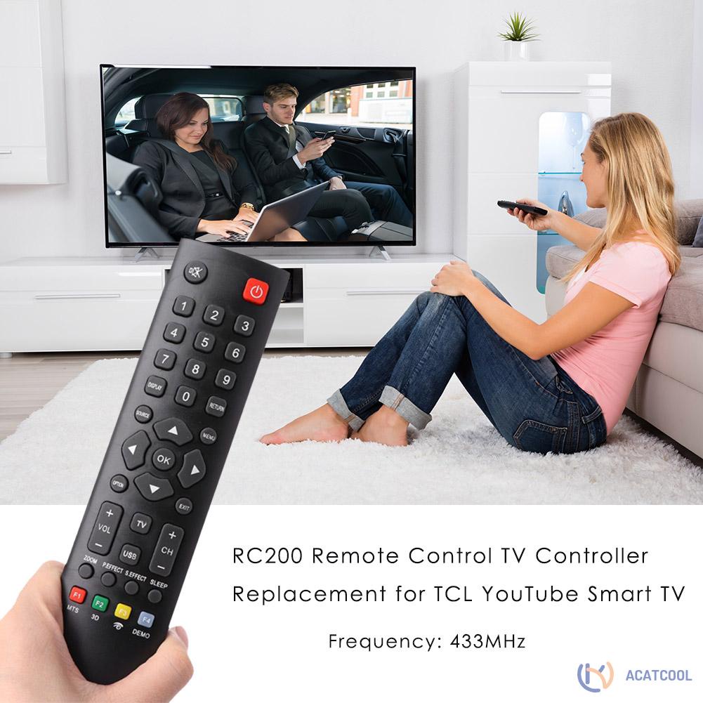 Điều Khiển Từ Xa Acatcool Rc200 Cho Tv Thông Minh Tcl Youtube