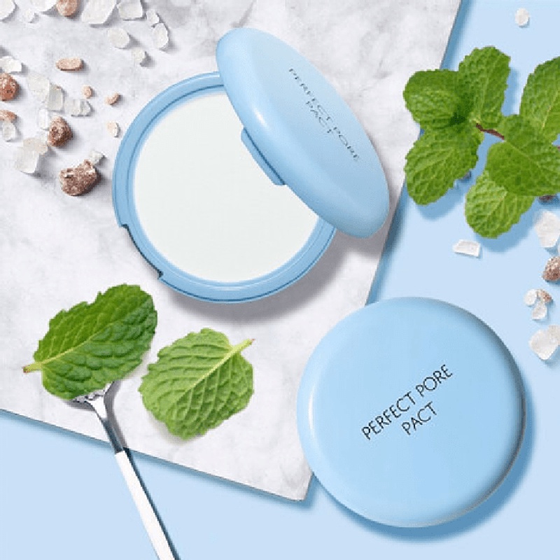 PHẤN PHỦ DẠNG NÉN KIỀM DẦU, GIÚP DA MỊN MÀNG THE SAEM SAEMMUL PERFECT PORE PACT 12G CHÍNH HÃNG - 9925