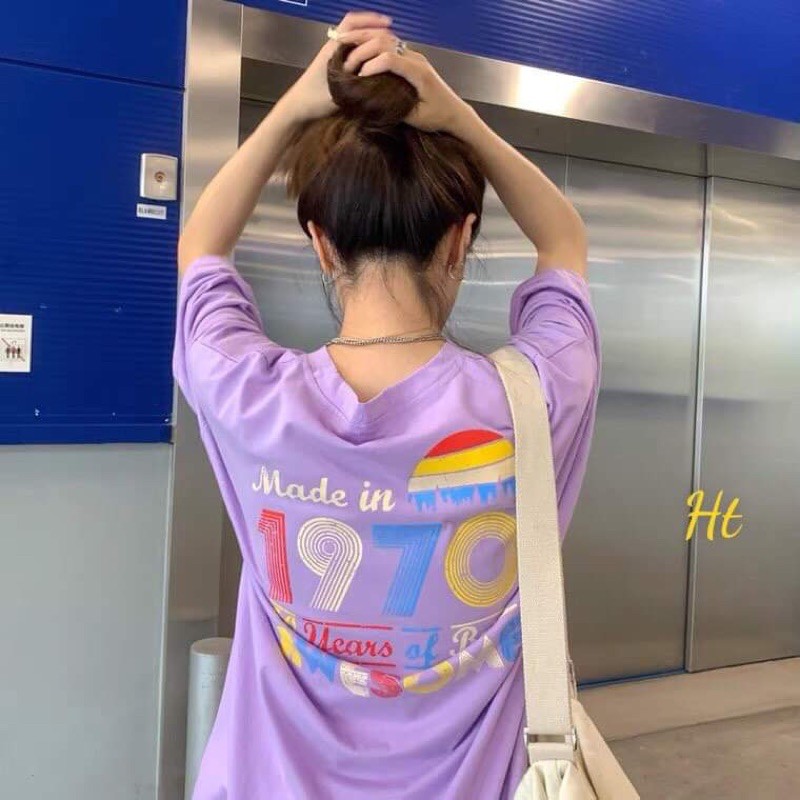 Áo phông 1970 in 2 mặt H2O766