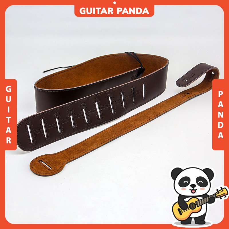 Dây Đeo Đàn Guitar Acoustic Classic Điện Bass Da Bò Cao Cấp Guitar Panda