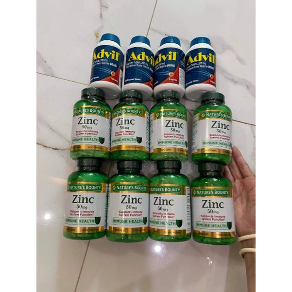 Viên uống bổ sung kẽm Nature’s Bounty Zinc 50mg 400 viên