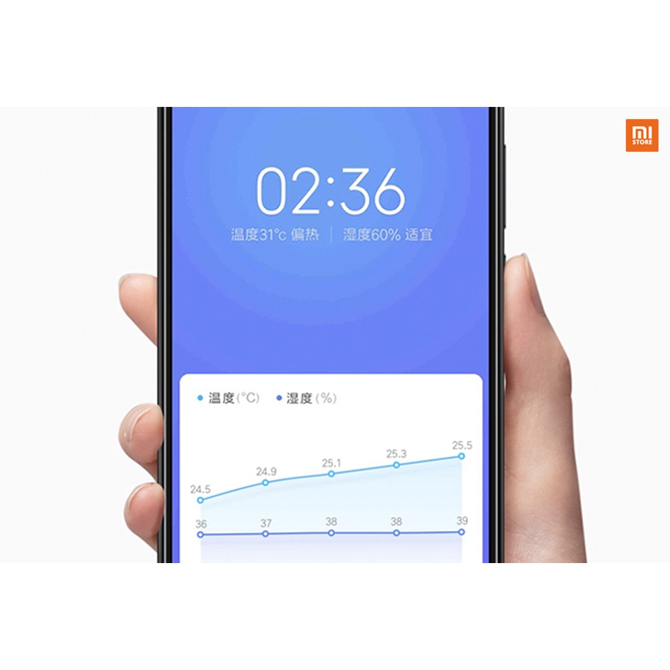 Đồng hồ kiêm ẩm kế thông minh Mijia Smart Clock Pro