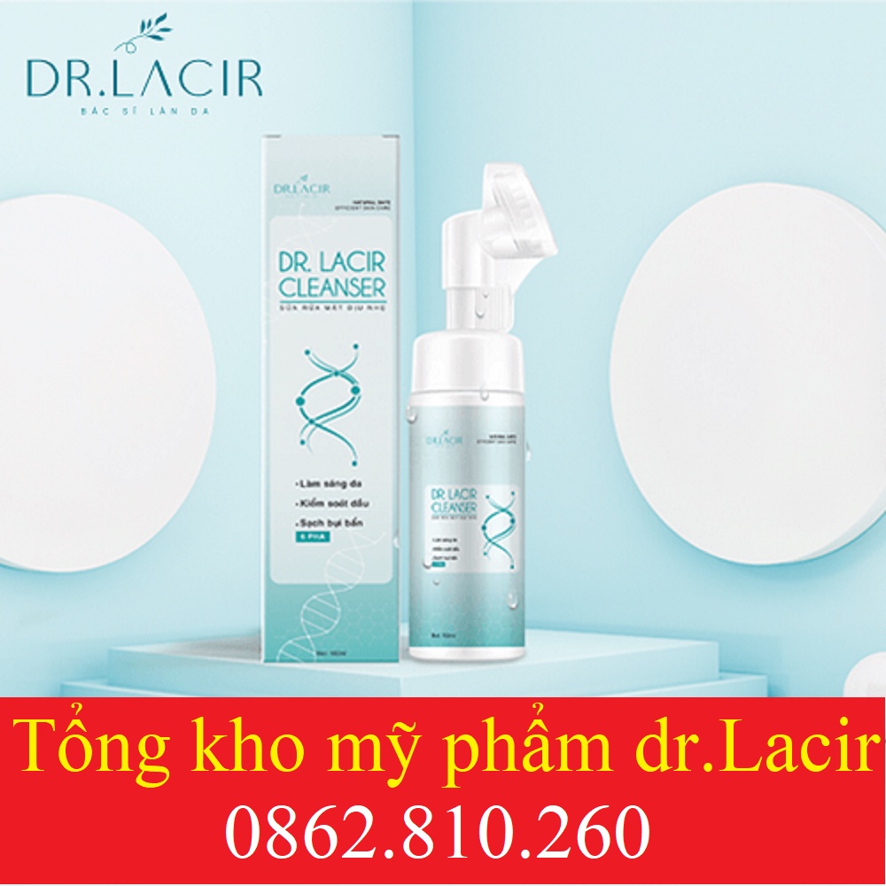 SỮA RỬA MẶT #BẠC_HÀ KIỀM DẦU DR.LACIR_DỊU NHẸ_SRM DÀNH CHO NAM DR LACIR