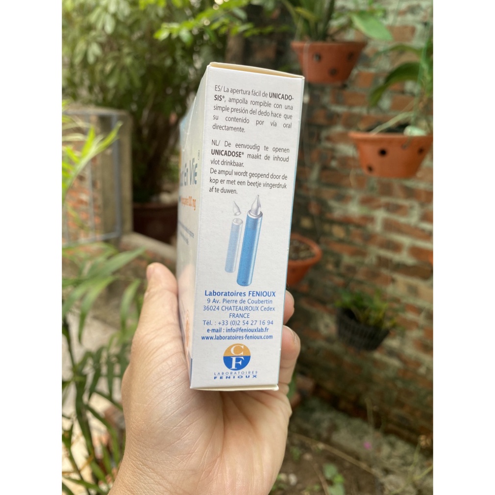 [CHÍNH HÃNG] Tảo biển Tout En Vie, Pháp (14 ống dạng nước) kèm vitamin C giúp chăm sóc da, tốt cho huyết áp, tim mạch, t