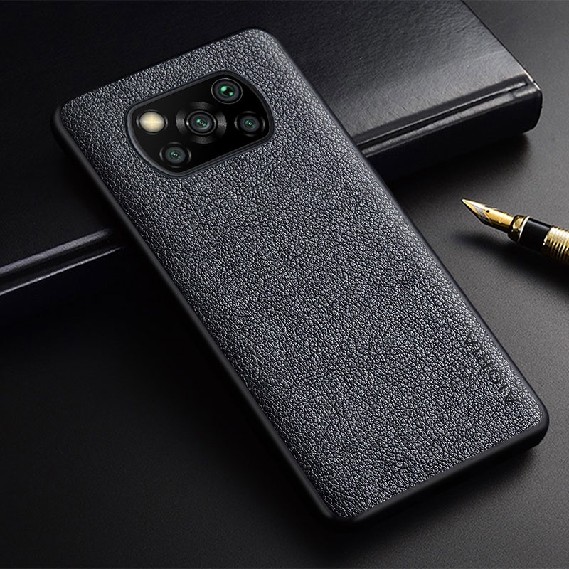 Bao Da Điện Thoại pu Màu Trơn Trọng Lượng Nhẹ Đơn Giản Cho xiaomi poco x3 nfc x3 pro x3 gt Ốp