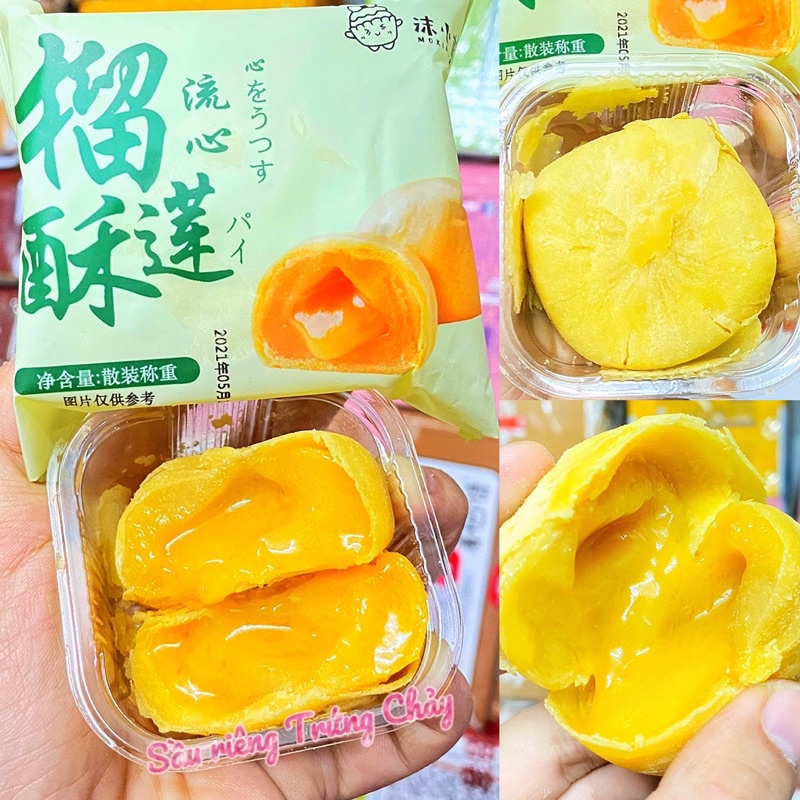 BÁNH NƯỚNG TRỨNG CHẢY MỚI 4 vị (  1kg ) hãng moxiaoyan