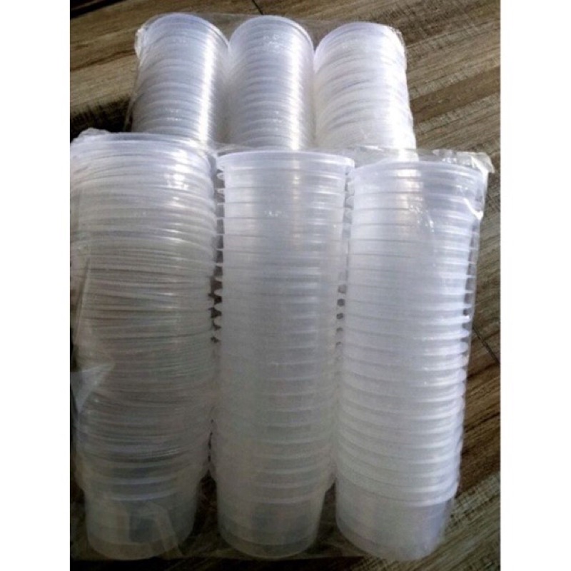 50 hũ nhựa đựng bánh Flan có nắp