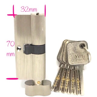 Ruột khoá cửa tay gạt YETI chính hãng 1 đầu vặn