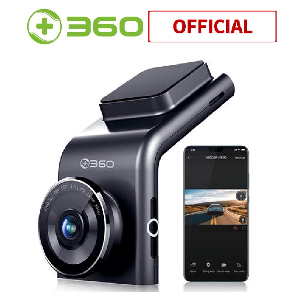 Camera hành trình xe hơi Qihoo 360 G300H Smart Dashcam, bản quốc tế - Hàng chính hãng