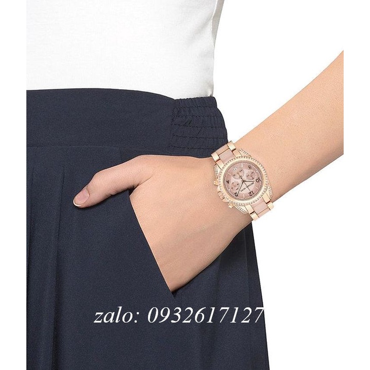 Đồng Hồ Nữ Michael Kors MK5943 Chronograph Dây Kim Loại 39mm