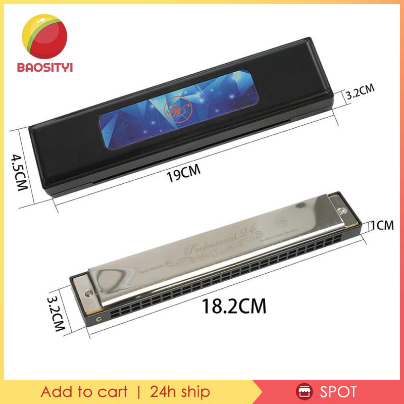 Kèn Harmonica 24 Lỗ Chuyên Nghiệp Cho Người Mới Bắt Đầu Baosity1