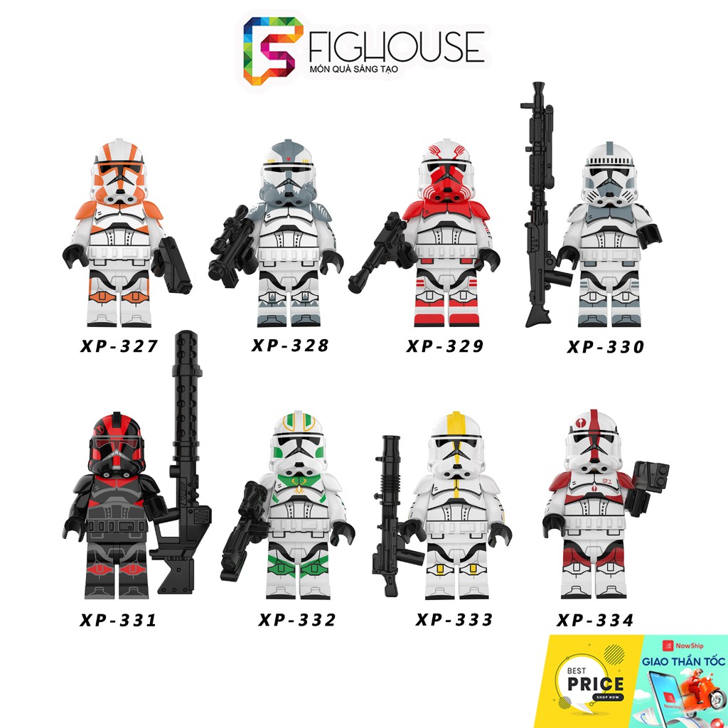 Koruit KT1043 : Minifigures Stormtroopers Clone Trooper Trong Star Wars - Đồ Chơi Lắp Ráp Xếp Hình [A32]