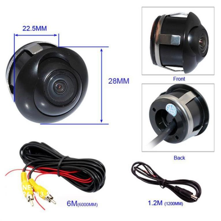 Camera cập lề quan sát thân xe 360 độ siêu nét đường kính 22mm ver 2020 | BigBuy360 - bigbuy360.vn