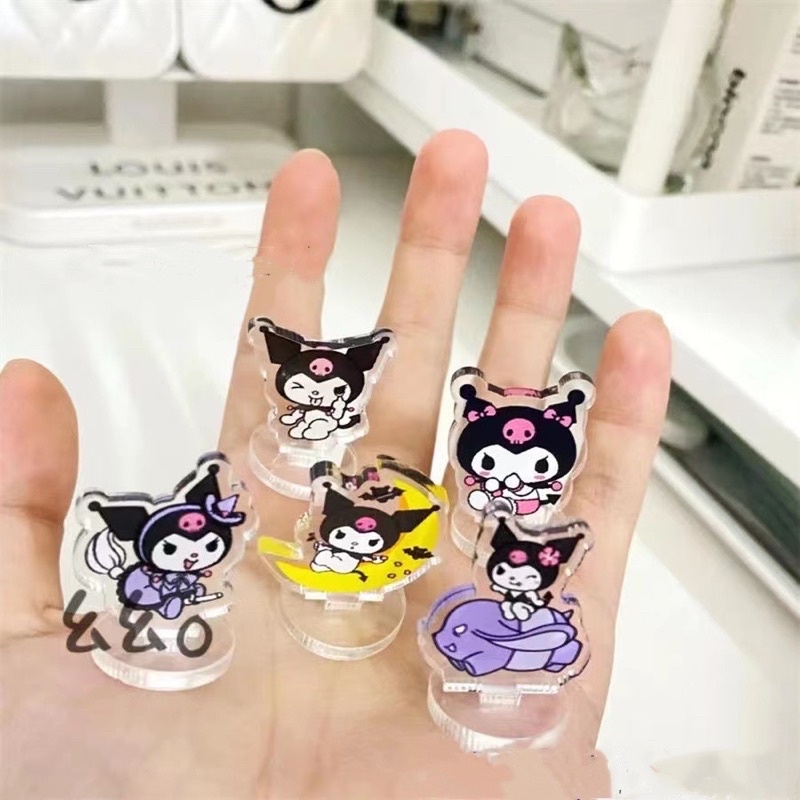 Mô hình Standee Kuromi Acrylic Trong Suốt Dễ Thương mini 3cm