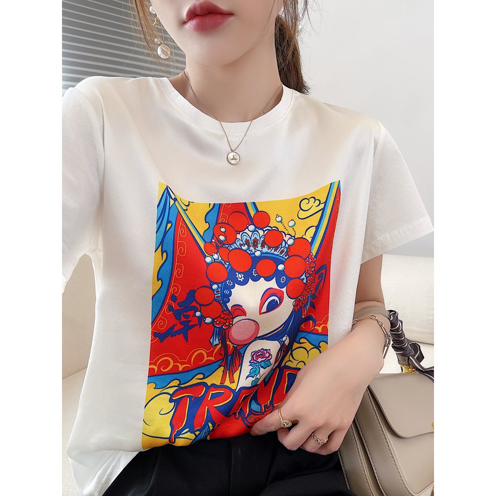 Áo Lụa satin đủ Size từ 45, có #bigsize đến 70kg - Họa Tiết Hí Kịch mũi hồng- KHUYẾN MÃI XẢ HÀNG