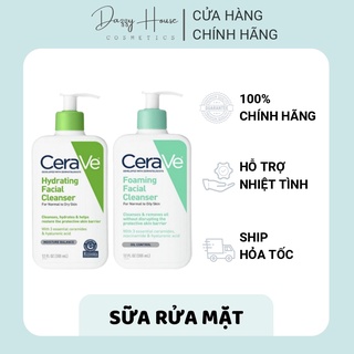 Sữa rửa mặt Cerave dịu nhẹ 473ml xanh lá da khô xanh ngọc da thường