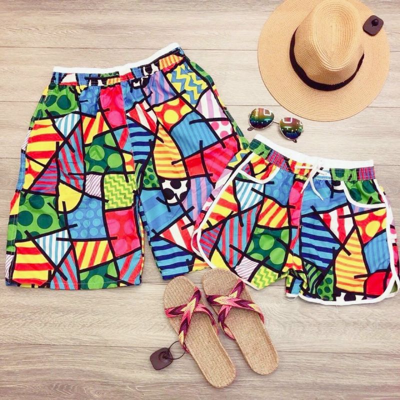 Quần Đôi Đi Biển, Đồ Đôi Đi Biển Nam Nữ, Cặp Quần Họa Tiết (Kèm Ảnh Thật) | BigBuy360 - bigbuy360.vn