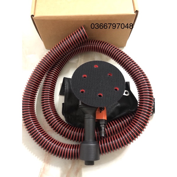 Máy trà nhám hơi phi 125mm có hút Top
