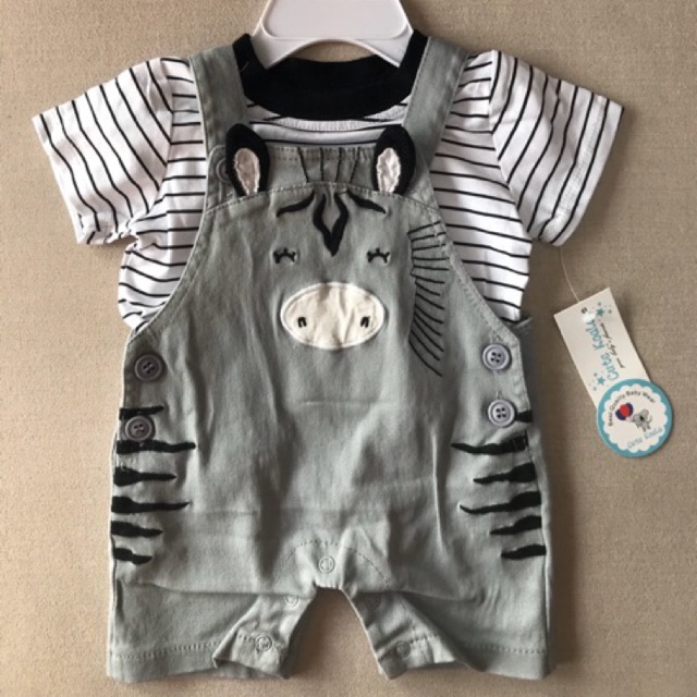 Set yếm ngưa KC bé trai 0-24m