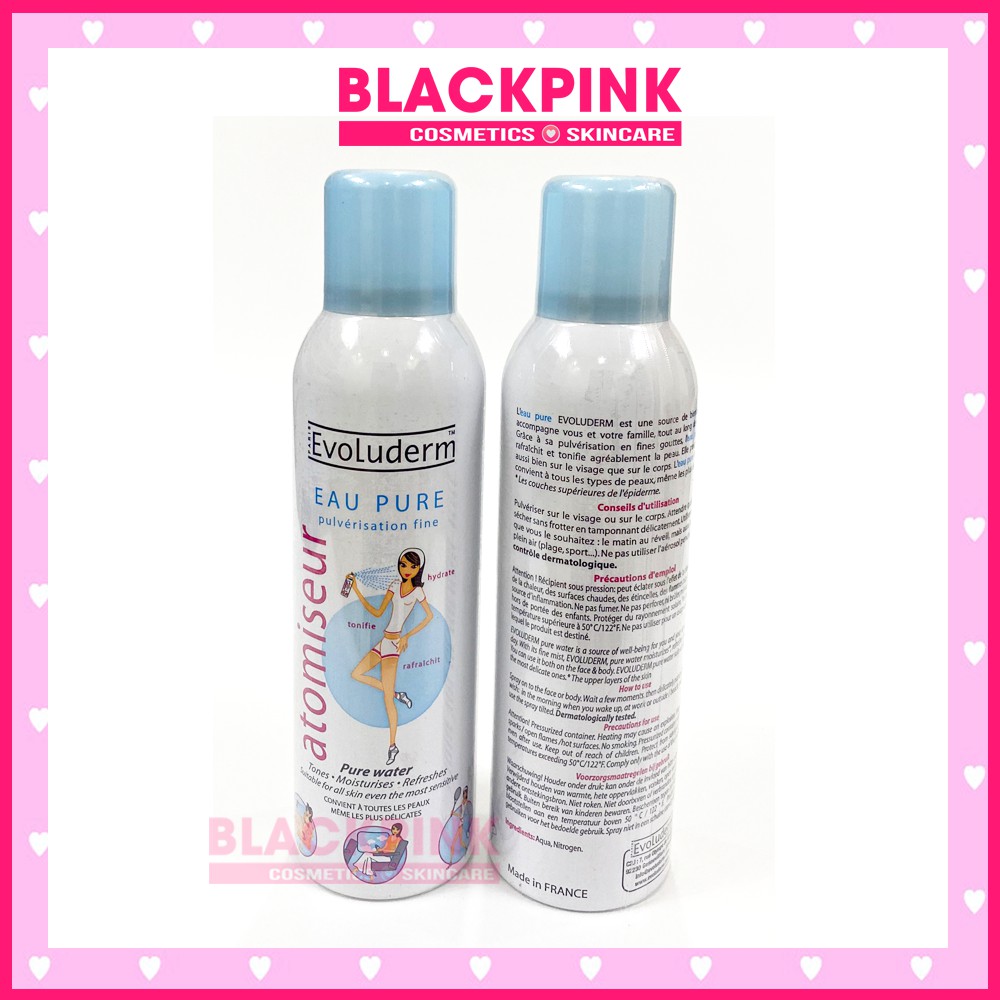 Xịt khoáng Evoluderm Atomiseur Eau Pure - Dưỡng da, cấp ẩm sâu, giảm kích ứng, hàng chính hãng Pháp | BigBuy360 - bigbuy360.vn