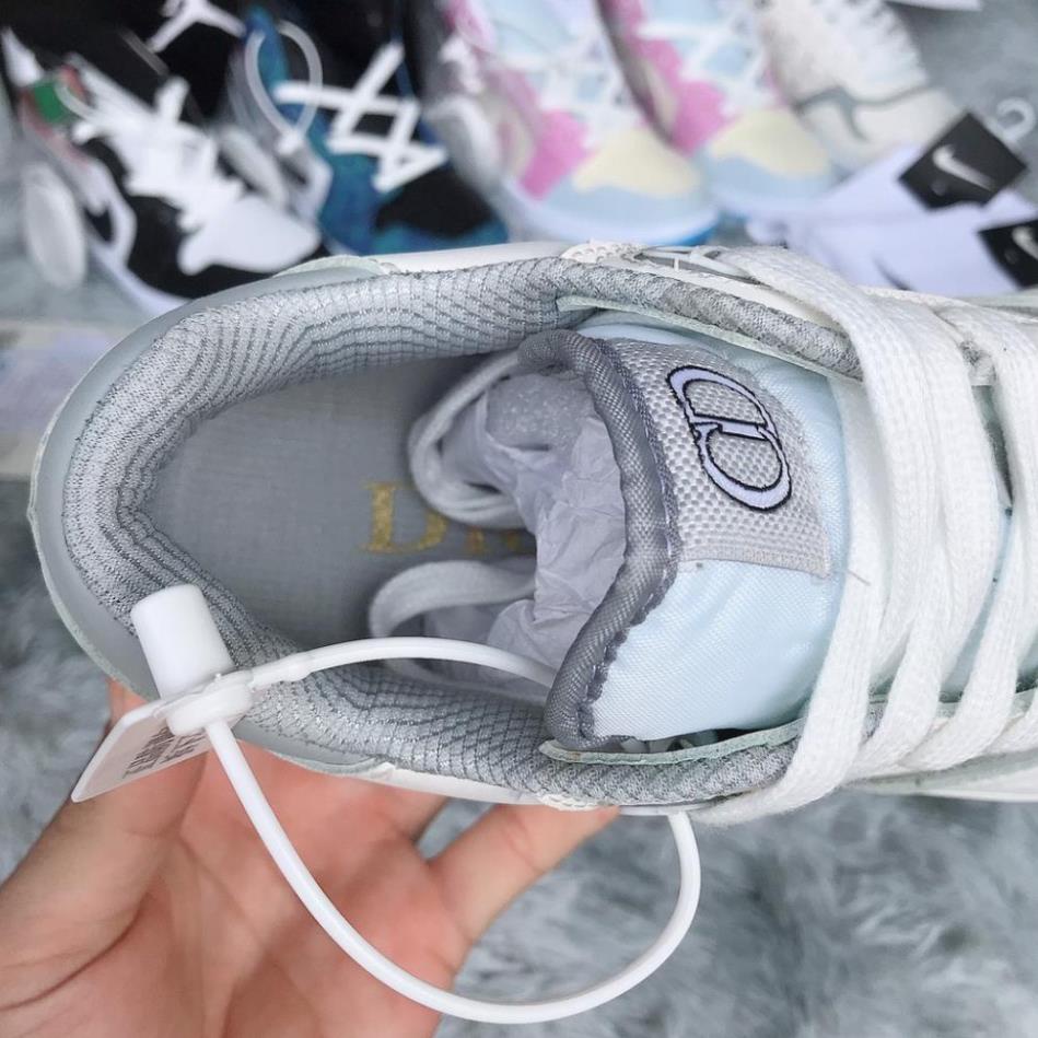 Giày thể thao Giày dior b27 low màu trắng hoạ tiết Oblique nam nữ | BigBuy360 - bigbuy360.vn