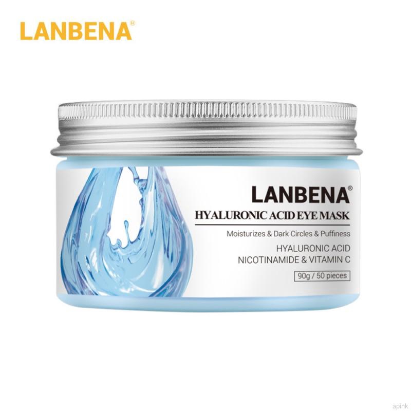 [Hàng mới về] Hộp 50 miếng mặt nạ mắt Hyaluronic Acid LANBENA xóa mờ quầng thâm dưỡng ẩm làm săn chắc da mắt | BigBuy360 - bigbuy360.vn