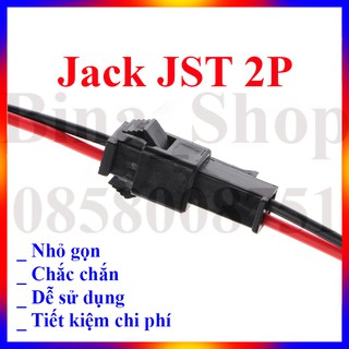 Cáp kết nối JST , Jack JST Silicon 2P 10/15cm