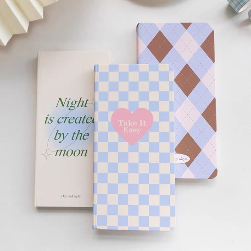 Sổ Tay Slim Mr Paper Sổ Bullet Journal Ruột Caro Bìa Cứng Phong Cách Highteen 2022