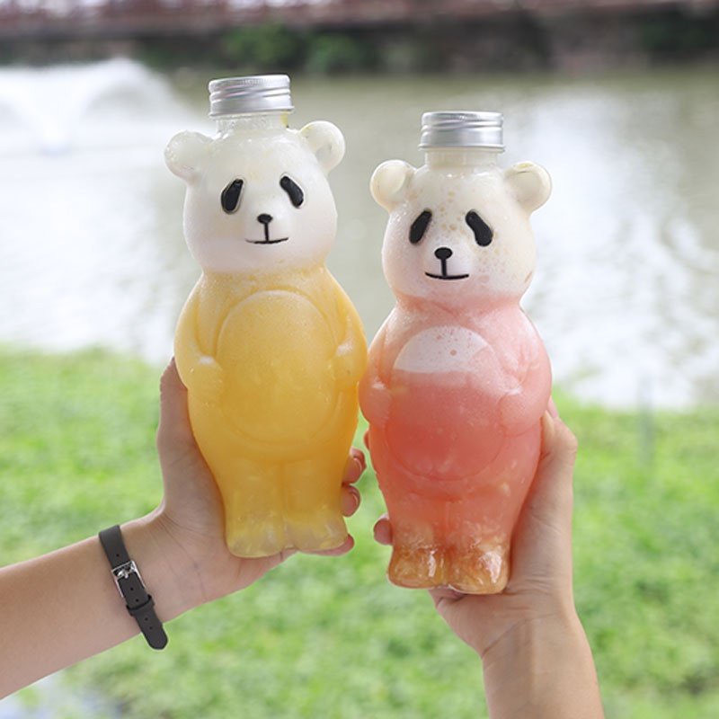 Chai nhựa đựng trà sữa gấu Pooh (700ml) - Phụ kiện trà sữa, Nguyên Liệu Trà Sữa CRICKET