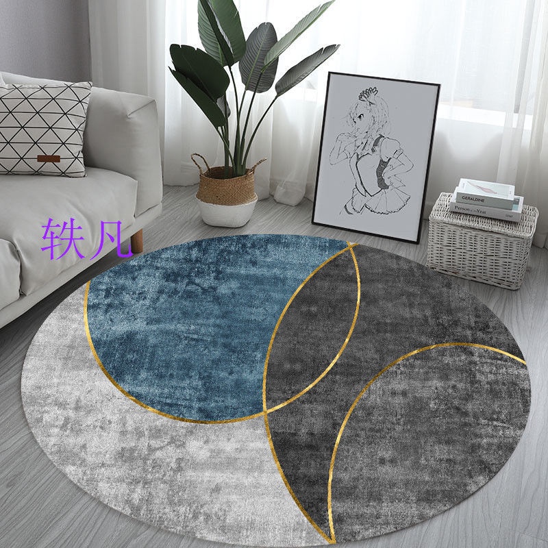 Thảm Lót Sàn Hình Tròn Phong Cách Bắc Âu Mới 2022 100 / 120cm