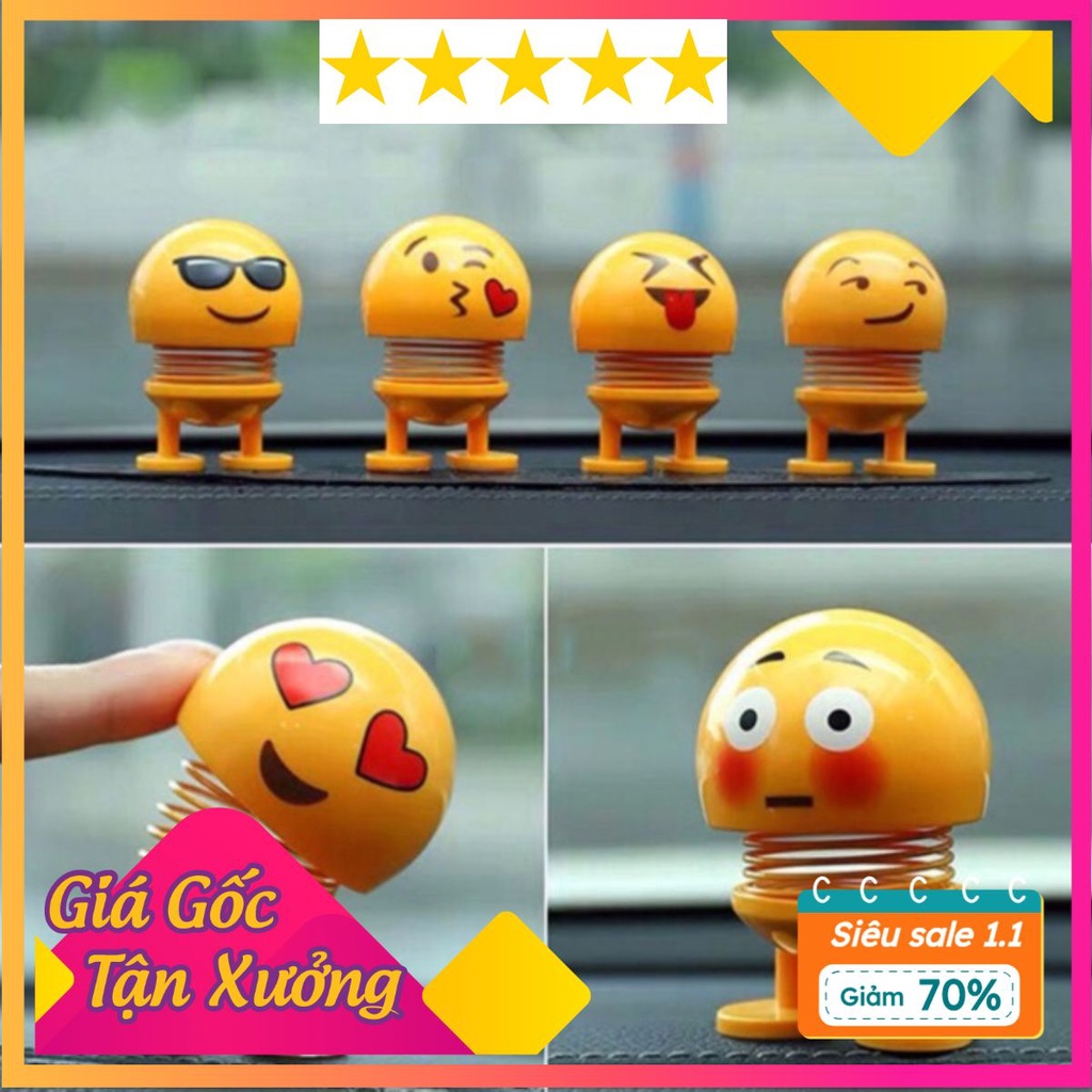 - Thú nhúng emoji lò xo - Icon lò xo cảm xúc