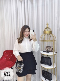 Bigsize Áo sơ mi tay dài A32